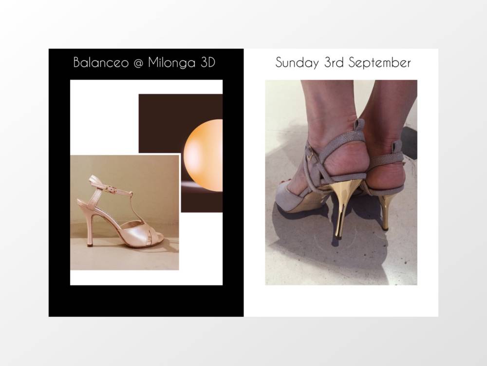 Balanceo @ Milonga 3D – Opening Night! Sunday 3rd September
