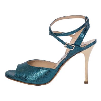 Rosa Double Strap Turquoise Allure Leather