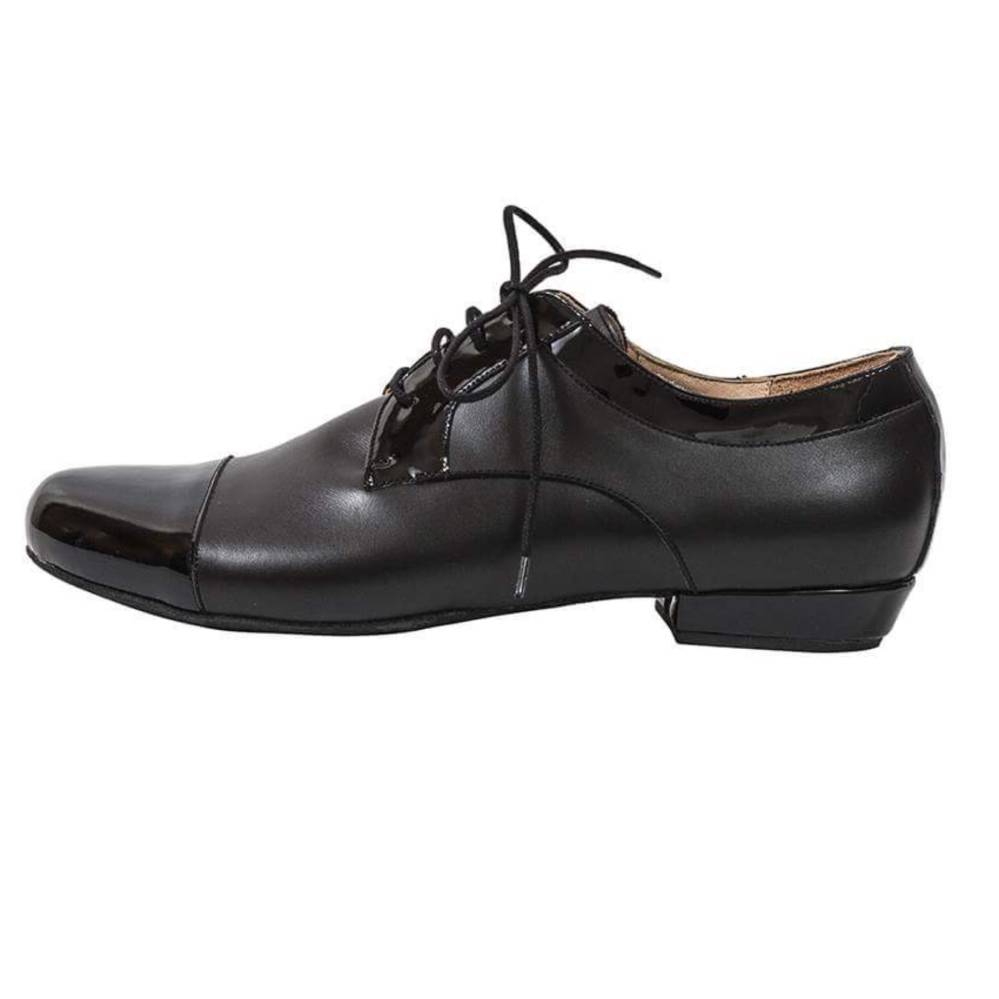 Arrabal Black Calf and Patent Leather