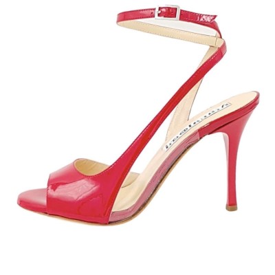 Mila PVC and Red Patent Leather