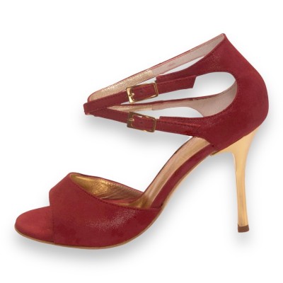 Soho (B) in Glossy Red Leather