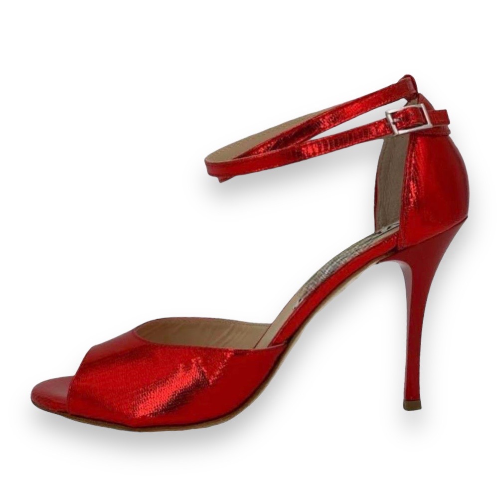Lily DS Red  Tejus Metalic Leather