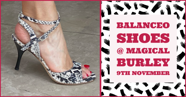 Balanceo Tango Shoes Pop-Up Shop & Dance Event in the New Forest, 9th November